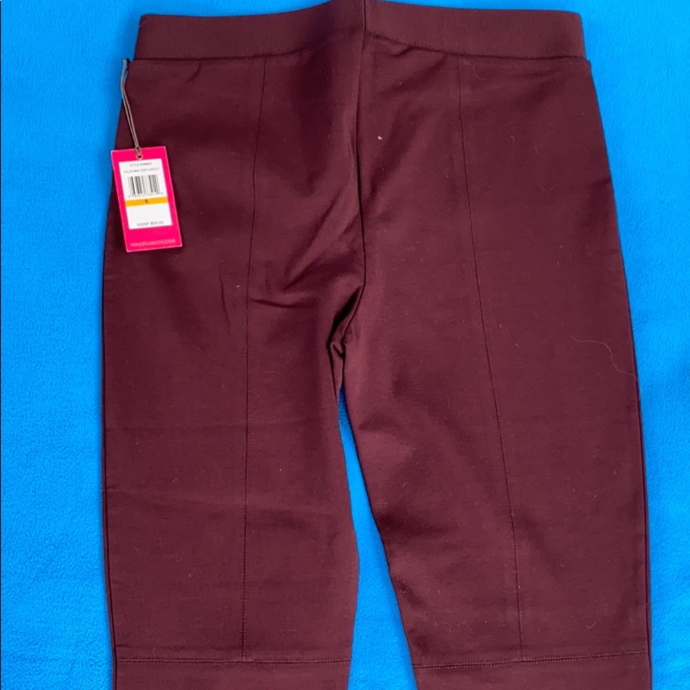 Vince Camuto Pants Deep Merlot Size Small NWT
